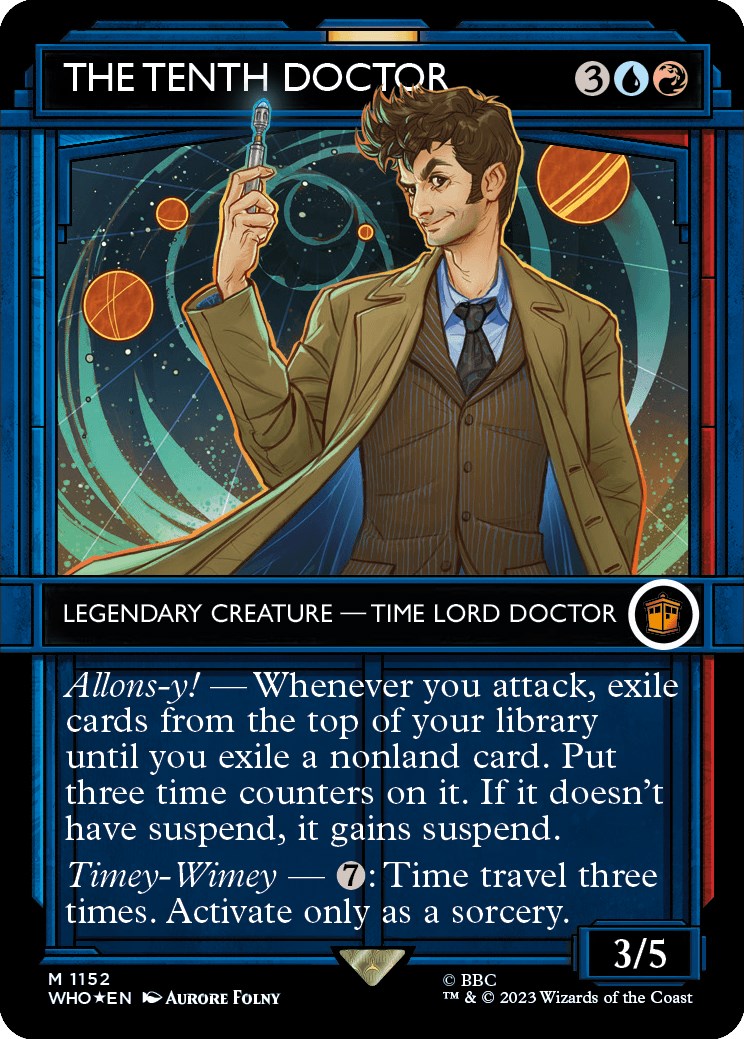 The Tenth Doctor (Showcase) (Surge Foil) [Doctor Who] | Tacoma Games