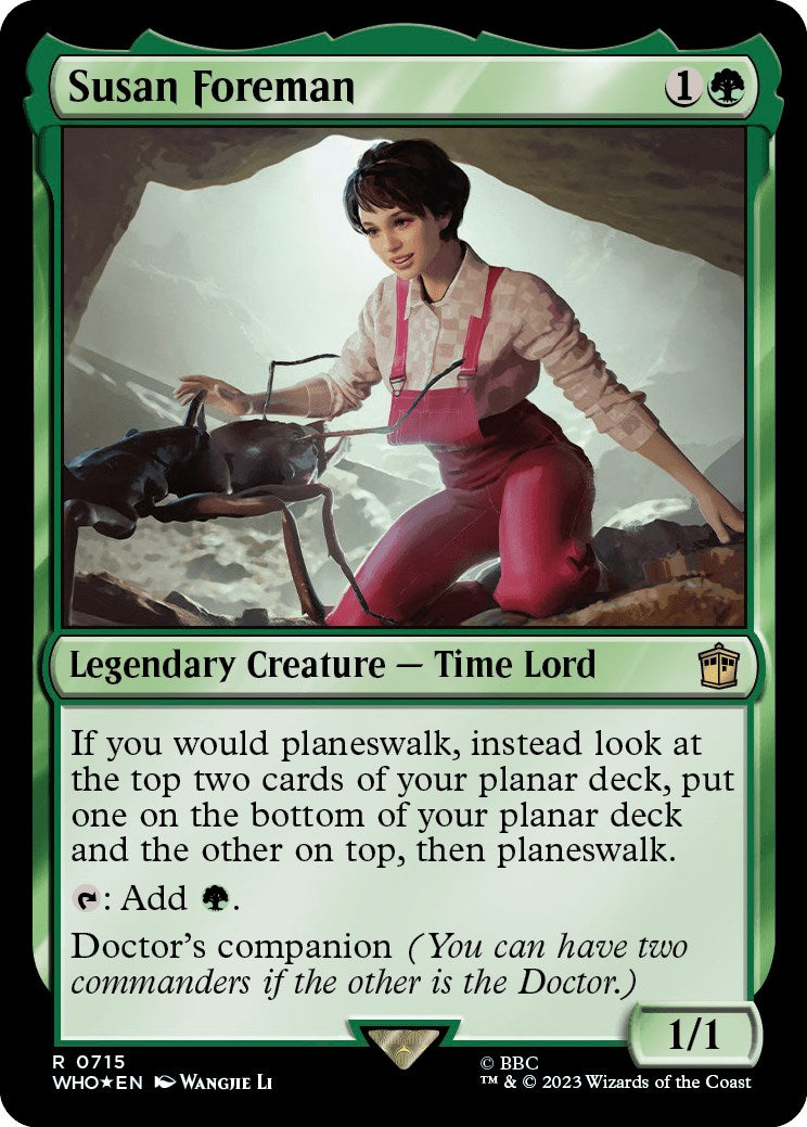 Susan Foreman (Surge Foil) [Doctor Who] | Tacoma Games