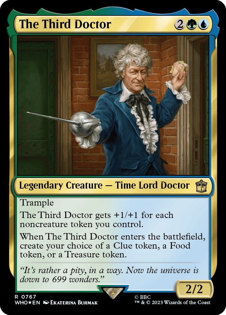 The Third Doctor (Surge Foil) [Doctor Who] | Tacoma Games