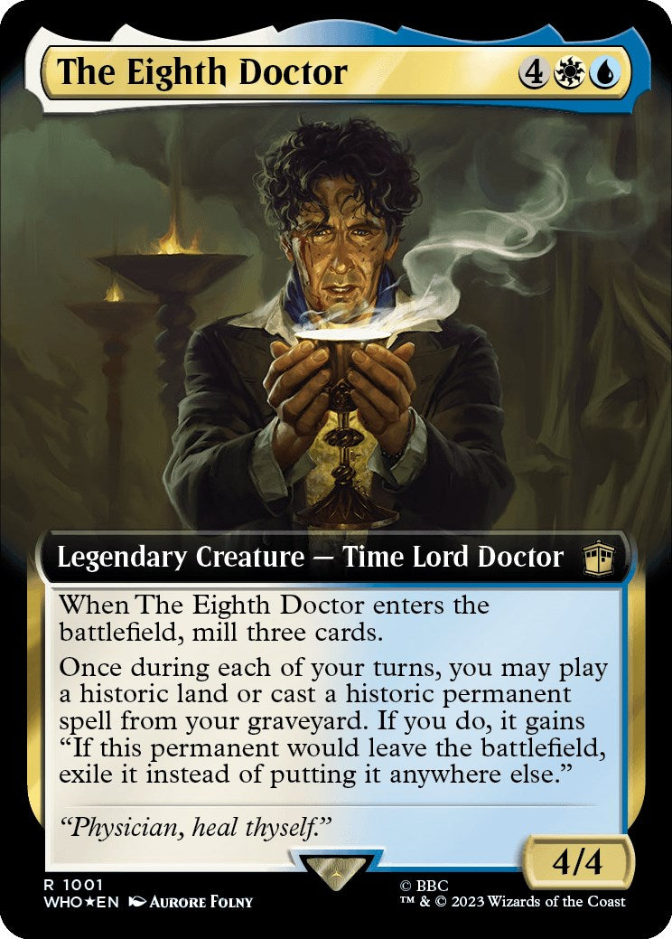 The Eighth Doctor (Extended Art) (Surge Foil) [Doctor Who] | Tacoma Games