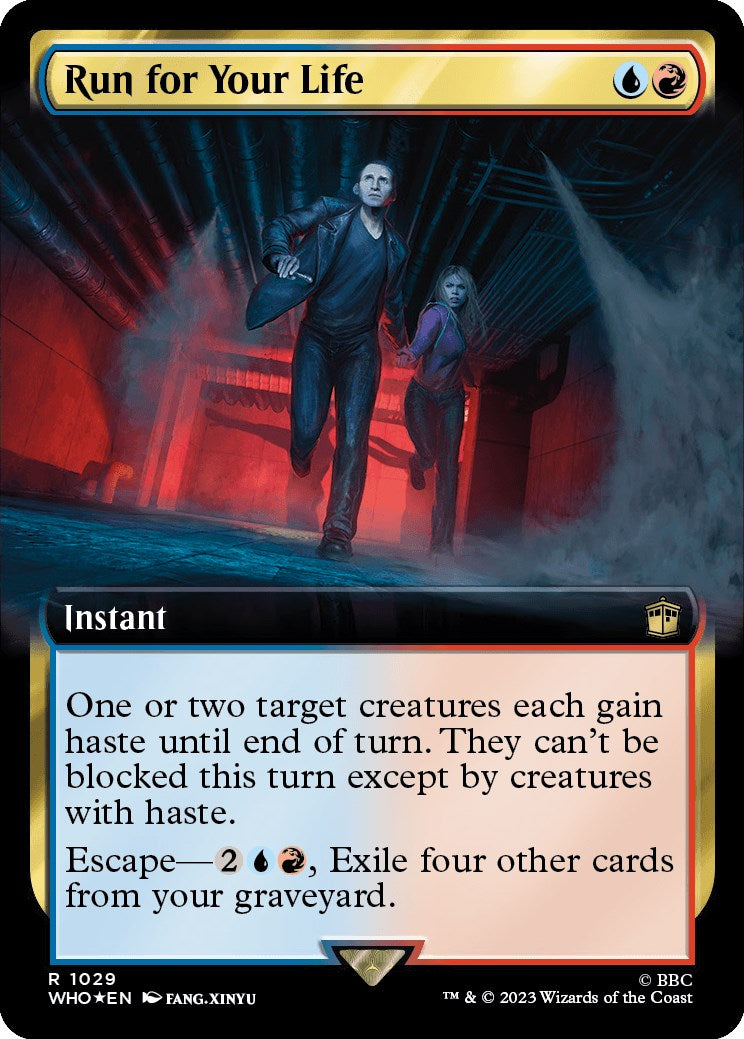 Run for Your Life (Extended Art) (Surge Foil) [Doctor Who] | Tacoma Games