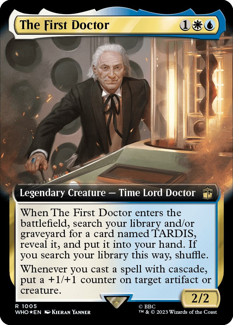 The First Doctor (Extended Art) (Surge Foil) [Doctor Who] | Tacoma Games