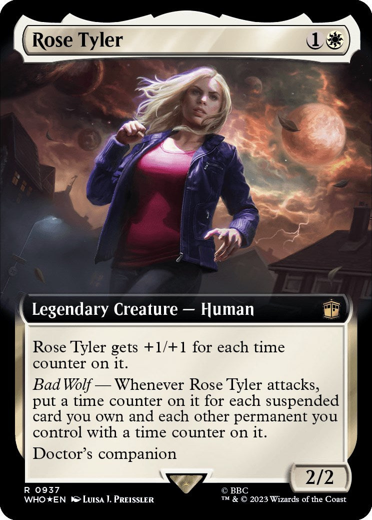 Rose Tyler (Extended Art) (Surge Foil) [Doctor Who] | Tacoma Games