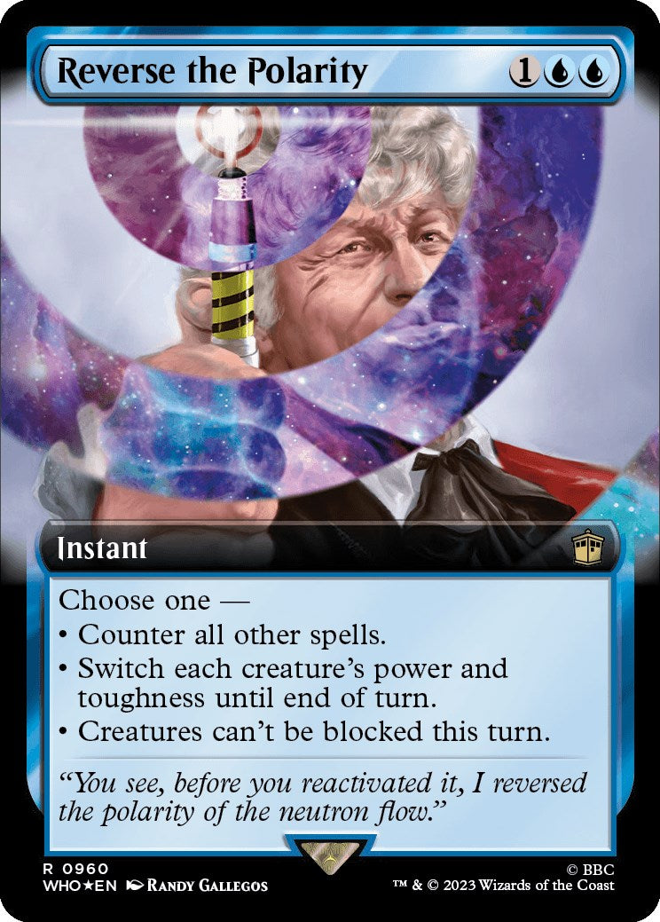 Reverse the Polarity (Extended Art) (Surge Foil) [Doctor Who] | Tacoma Games