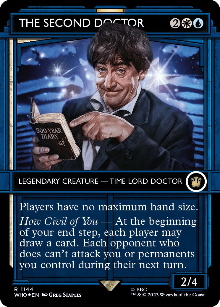 The Second Doctor (Showcase) (Surge Foil) [Doctor Who] | Tacoma Games