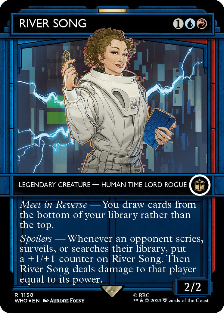 RIVER SONG (Showcase) (Surge Foil) [Doctor Who] | Tacoma Games