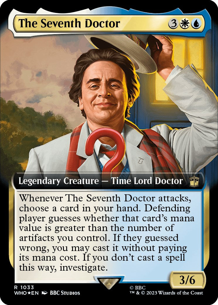 The Seventh Doctor (Extended Art) (Surge Foil) [Doctor Who] | Tacoma Games