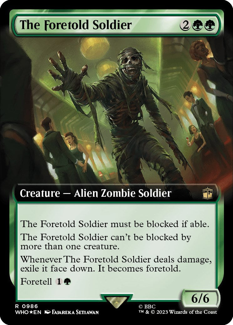 The Foretold Soldier (Extended Art) (Surge Foil) [Doctor Who] | Tacoma Games