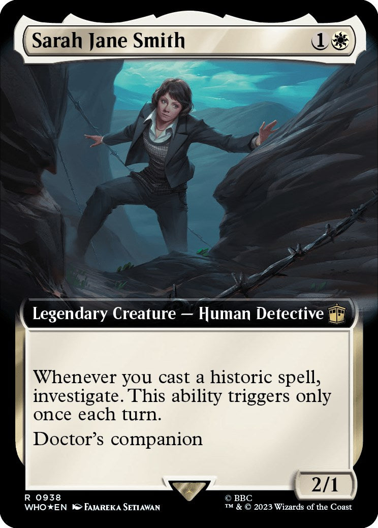 Sarah Jane Smith (Extended Art) (Surge Foil) [Doctor Who] | Tacoma Games