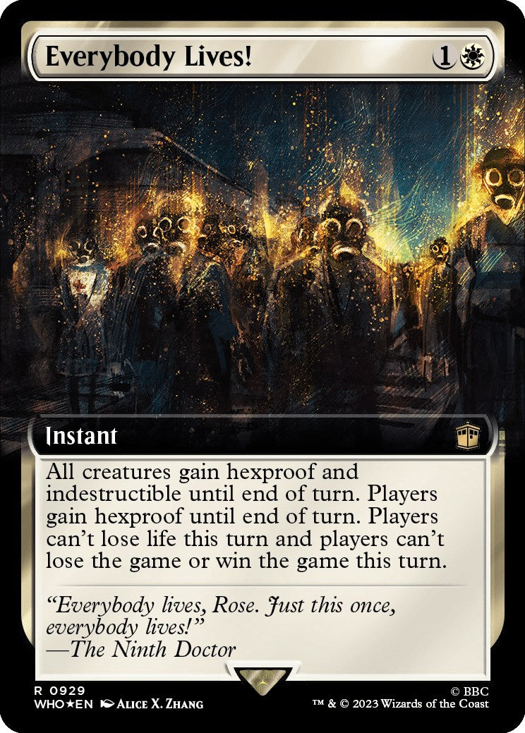Everybody Lives! (Extended Art) (Surge Foil) [Doctor Who] | Tacoma Games