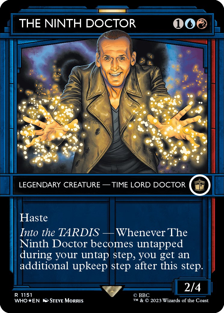 The Ninth Doctor (Showcase) (Surge Foil) [Doctor Who] | Tacoma Games