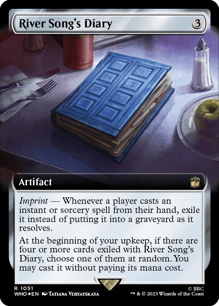 River Song's Diary (Extended Art) (Surge Foil) [Doctor Who] | Tacoma Games