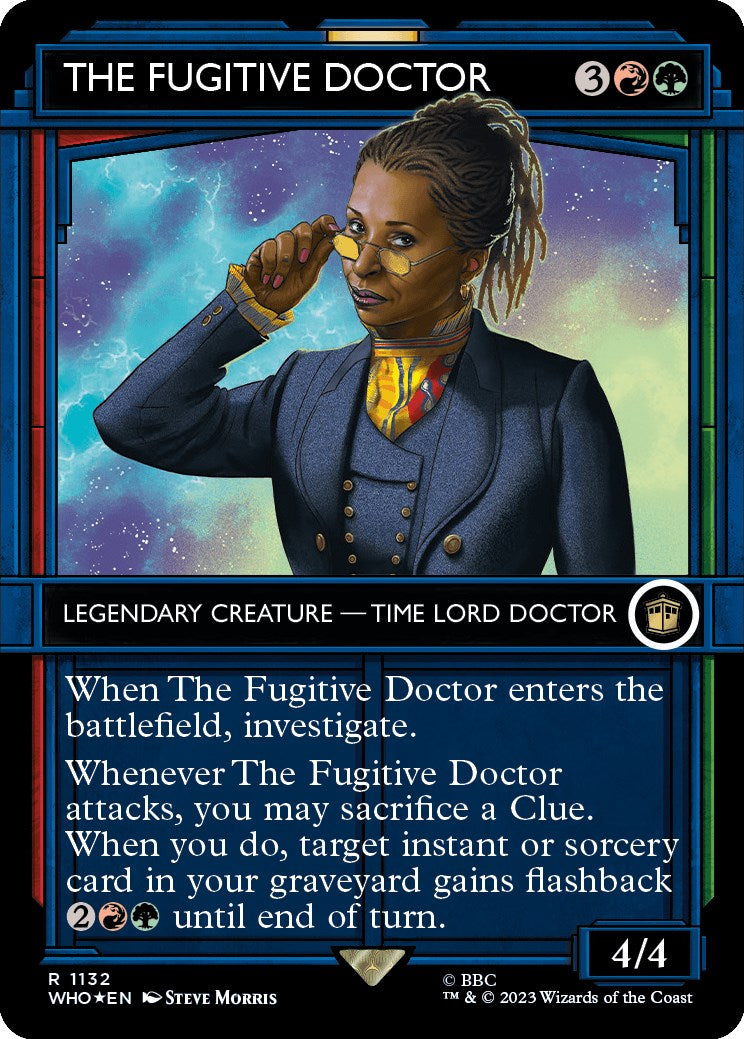 The Fugitive Doctor (Showcase) (Surge Foil) [Doctor Who] | Tacoma Games