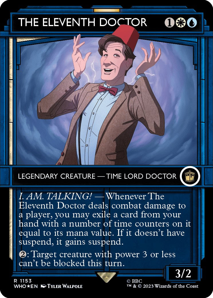 The Eleventh Doctor (Showcase) (Surge Foil) [Doctor Who] | Tacoma Games