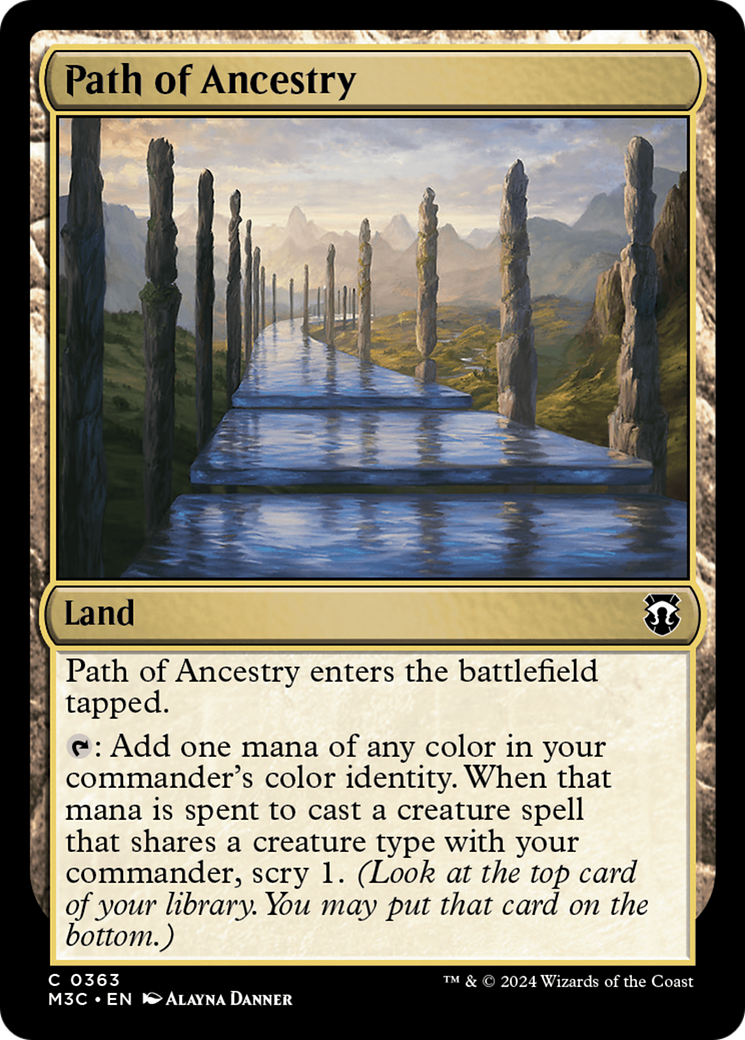 Path of Ancestry (Ripple Foil) [Modern Horizons 3 Commander] | Tacoma Games