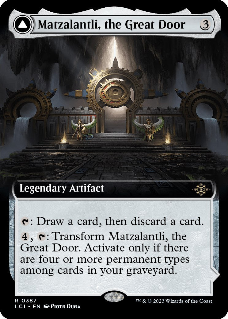 Matzalantli, the Great Door // The Core (Extended Art) [The Lost Caverns of Ixalan] | Tacoma Games