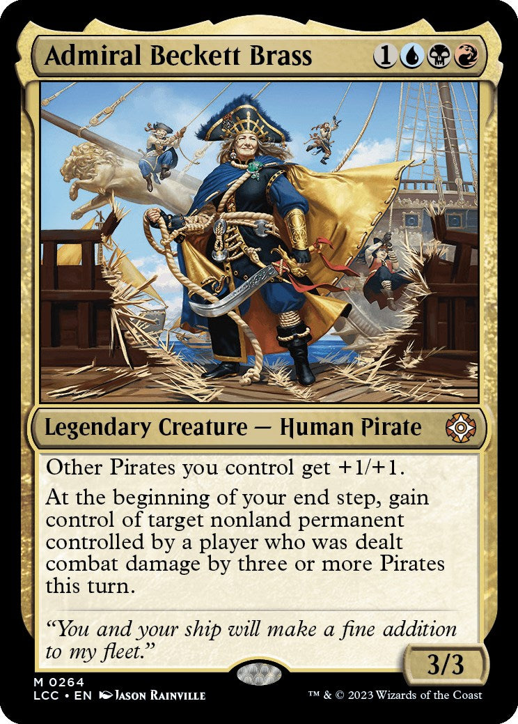 Admiral Beckett Brass [The Lost Caverns of Ixalan Commander] | Tacoma Games