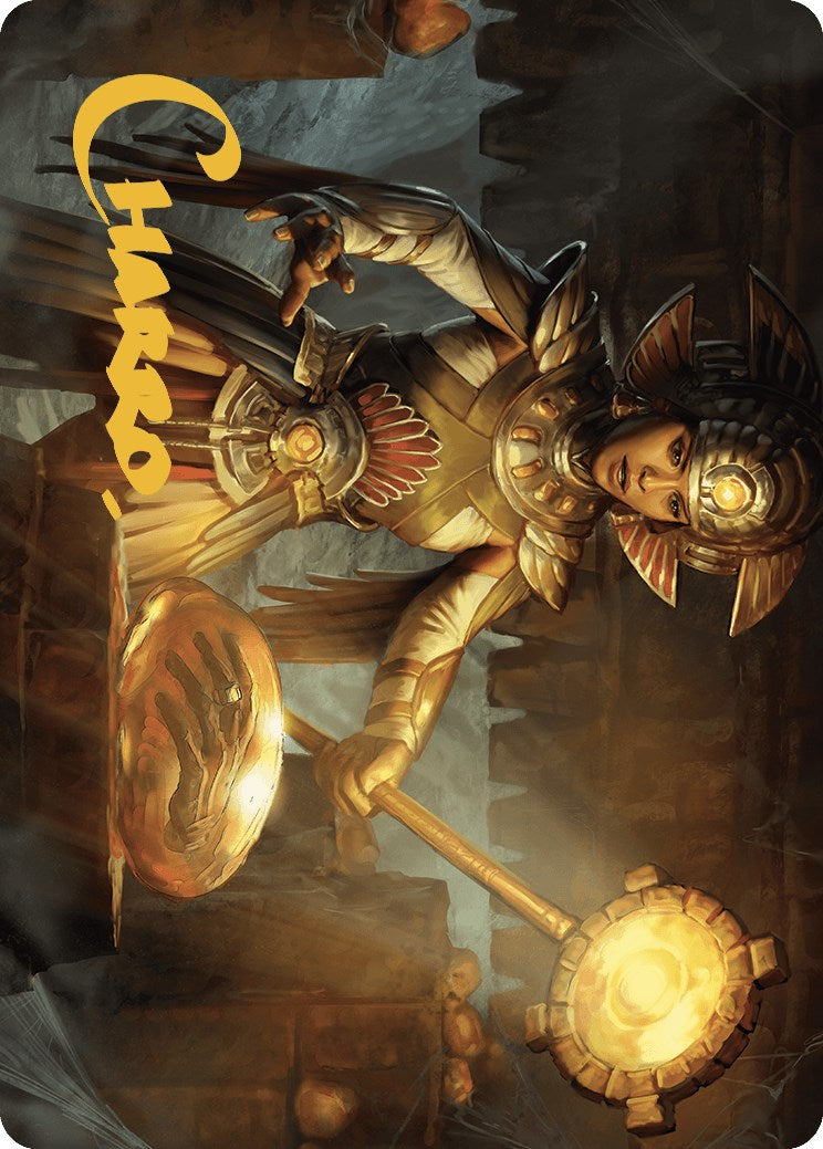 Curator of Sun's Creation Art Card (Gold-Stamped Signature) [The Lost Caverns of Ixalan Art Series] | Tacoma Games