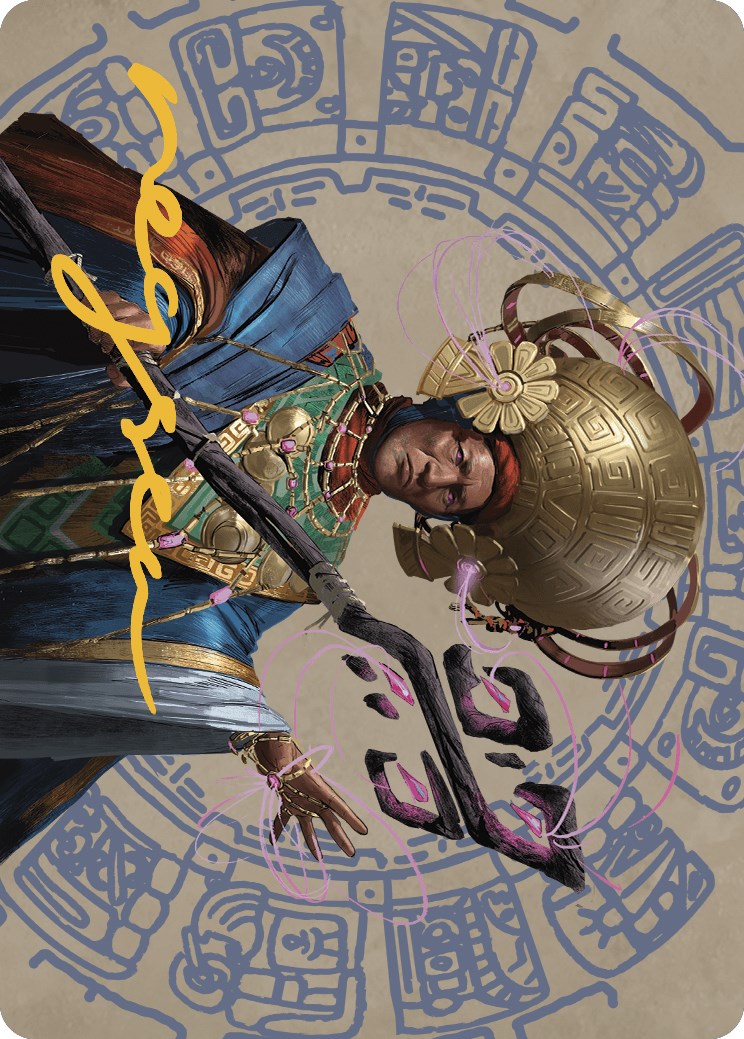 Akal Pakal, First Among Equals Art Card (46/81) (Gold-Stamped Signature) [The Lost Caverns of Ixalan Art Series] | Tacoma Games