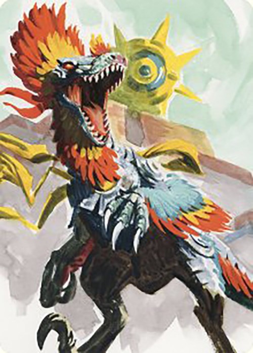 Pantlaza, Sun-Favored Art Card [The Lost Caverns of Ixalan Art Series] | Tacoma Games