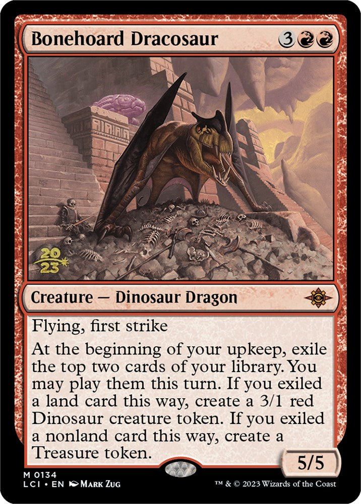 Bonehoard Dracosaur [The Lost Caverns of Ixalan Prerelease Cards] | Tacoma Games