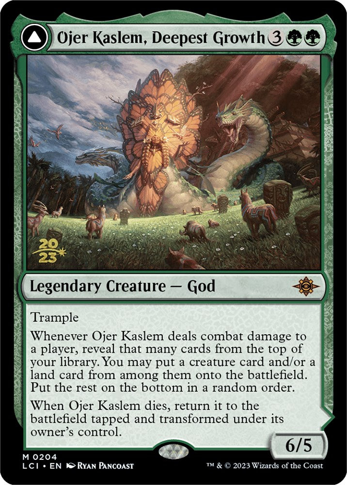 Ojer Kaslem, Deepest Growth // Temple of Cultivation [The Lost Caverns of Ixalan Prerelease Cards] | Tacoma Games