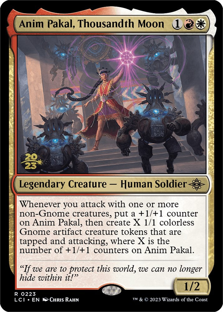 Anim Pakal, Thousandth Moon [The Lost Caverns of Ixalan Prerelease Cards] | Tacoma Games