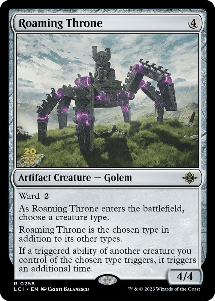 Roaming Throne [The Lost Caverns of Ixalan Prerelease Cards] | Tacoma Games