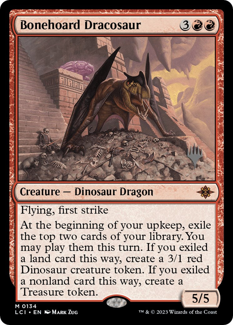 Bonehoard Dracosaur (Promo Pack) [The Lost Caverns of Ixalan Promos] | Tacoma Games