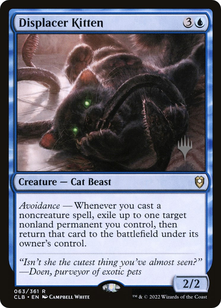 Displacer Kitten (Promo Pack) [The Lost Caverns of Ixalan Promos] | Tacoma Games