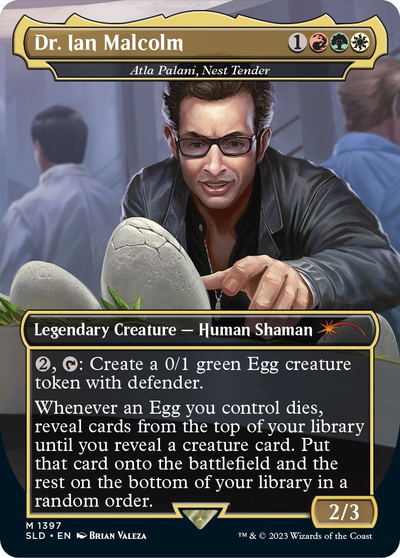 Dr. Ian Malcolm - Atla Palani, Nest Tender [Secret Lair Drop Series] | Tacoma Games