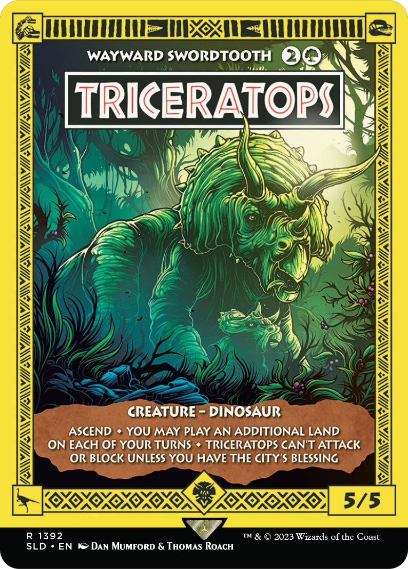 Triceratops - Wayward Swordtooth [Secret Lair Drop Series] | Tacoma Games