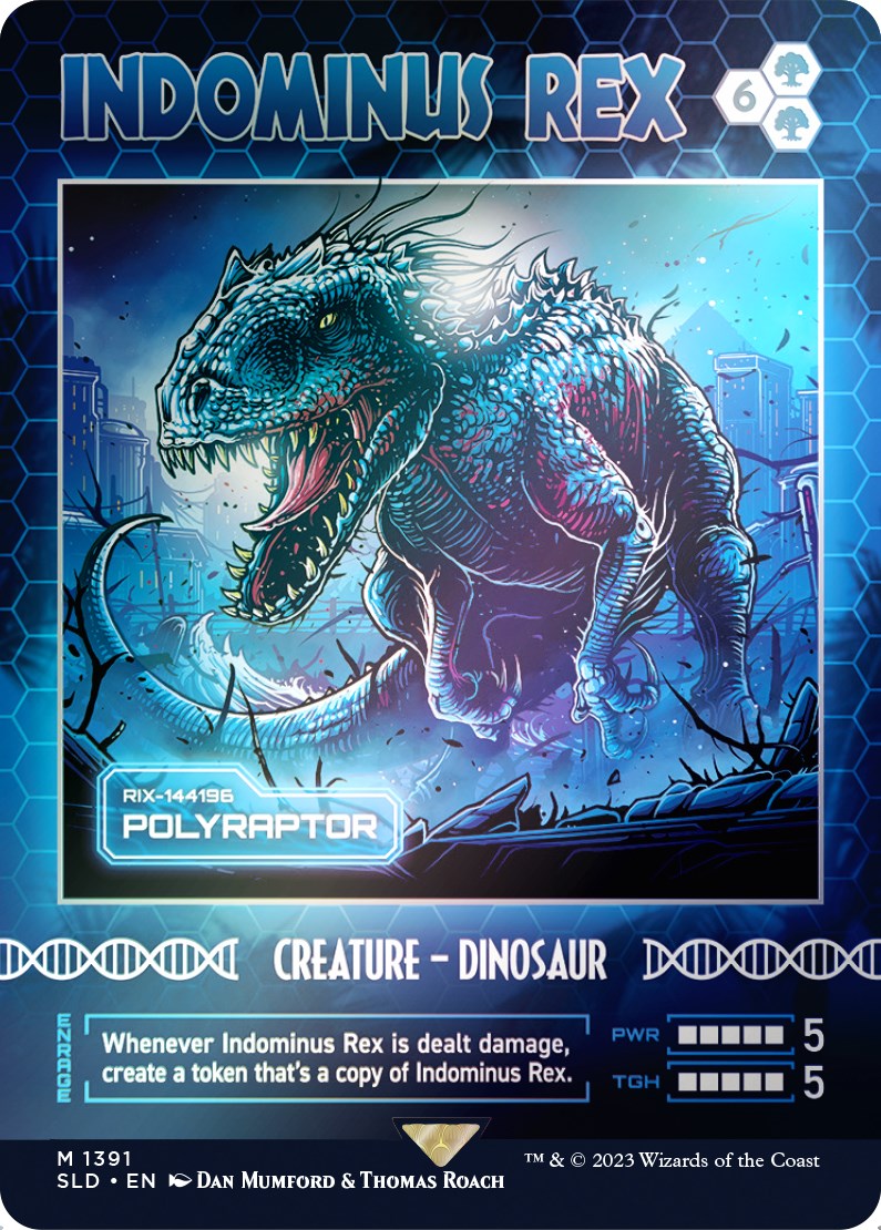 Indominus Rex - Polyraptor (Rainbow Foil) [Secret Lair Drop Series] | Tacoma Games