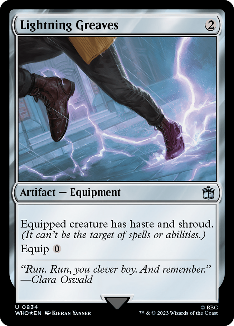 Lightning Greaves (Surge Foil) [Doctor Who] | Tacoma Games