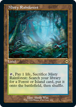 Misty Rainforest (Retro Foil Etched) [Modern Horizons 2] | Tacoma Games