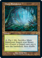 Misty Rainforest (Retro Foil Etched) [Modern Horizons 2] | Tacoma Games