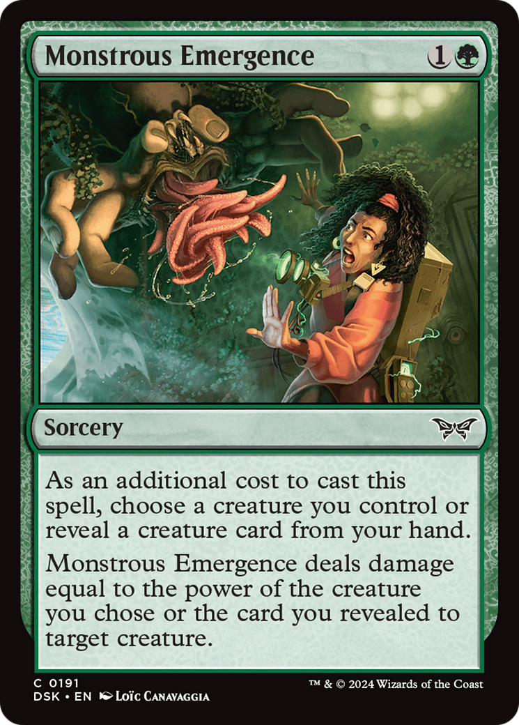 Monstrous Emergence [Duskmourn: House of Horror] | Tacoma Games