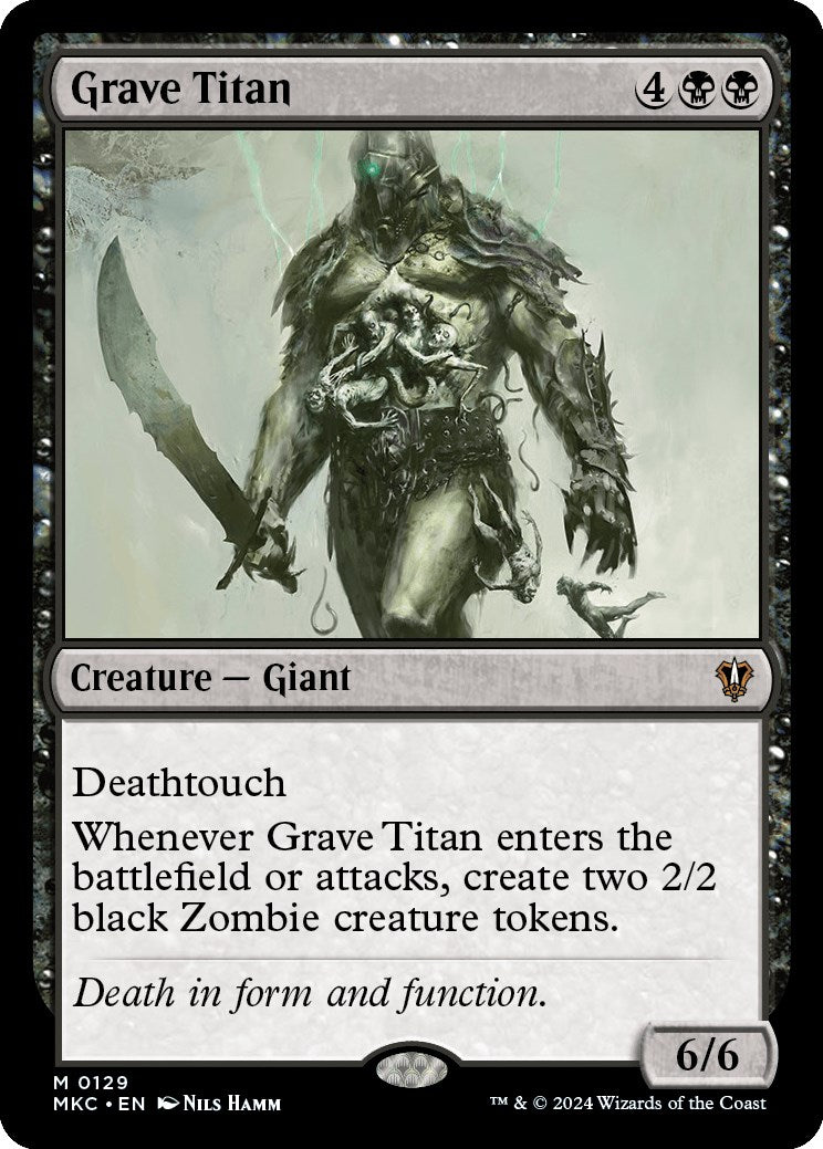 Grave Titan [Murders at Karlov Manor Commander] | Tacoma Games