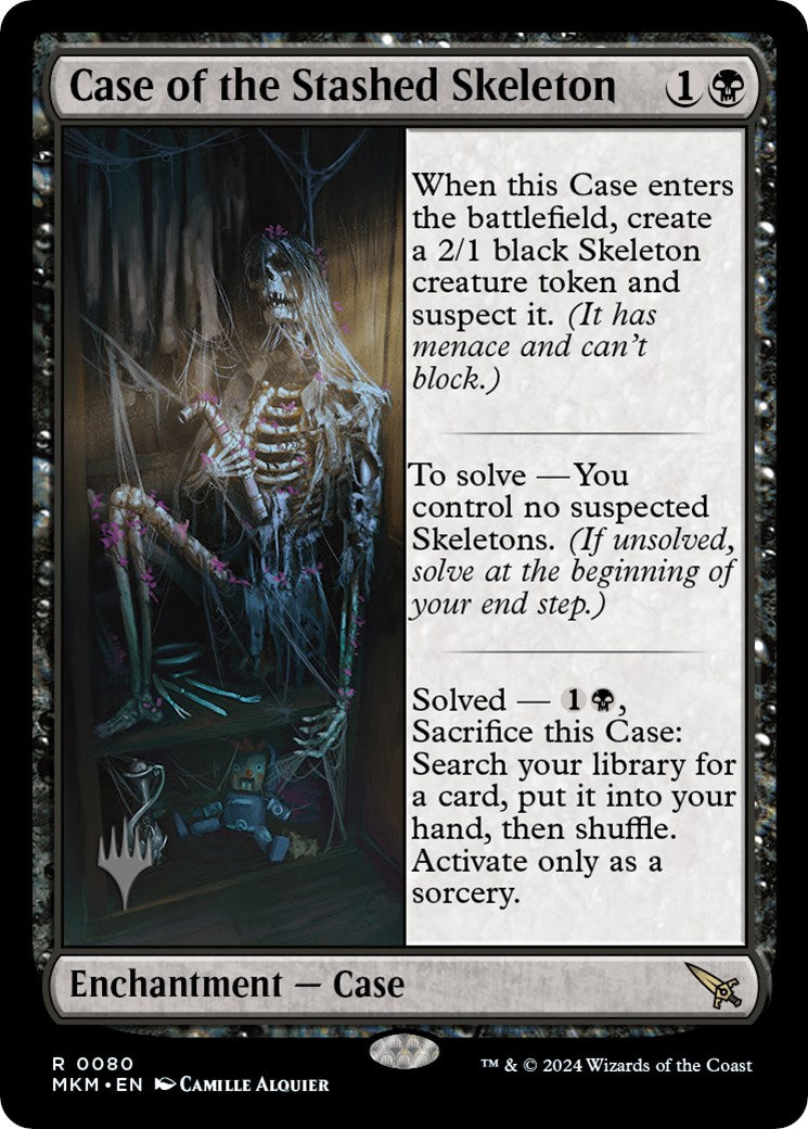 Case of the Stashed Skeleton (Promo Pack) [Murders at Karlov Manor Promos] | Tacoma Games