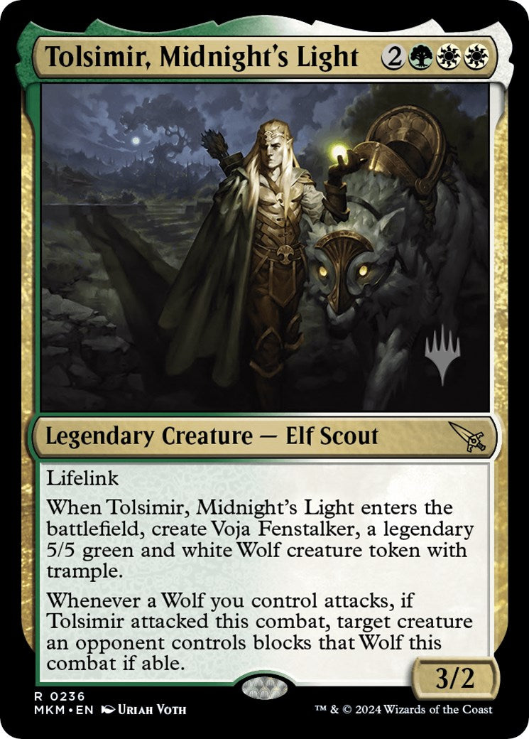 Tolsimir, Midnight's Light (Promo Pack) [Murders at Karlov Manor Promos] | Tacoma Games