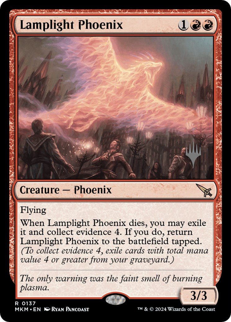 Lamplight Phoenix (Promo Pack) [Murders at Karlov Manor Promos] | Tacoma Games