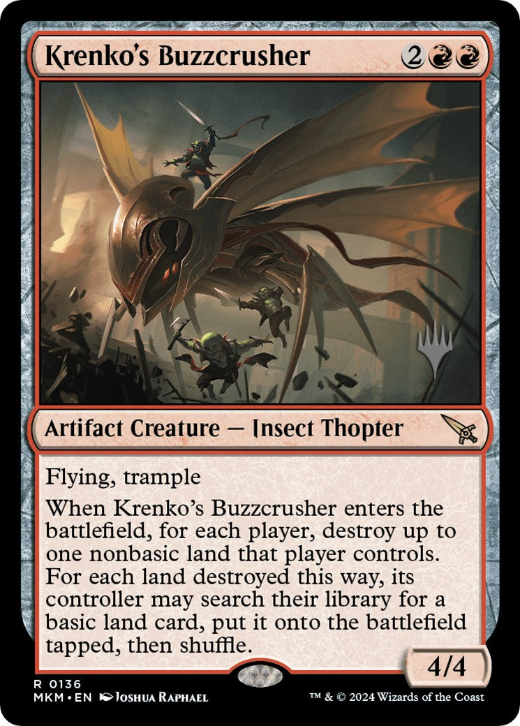 Krenko's Buzzcrusher (Promo Pack) [Murders at Karlov Manor Promos] | Tacoma Games