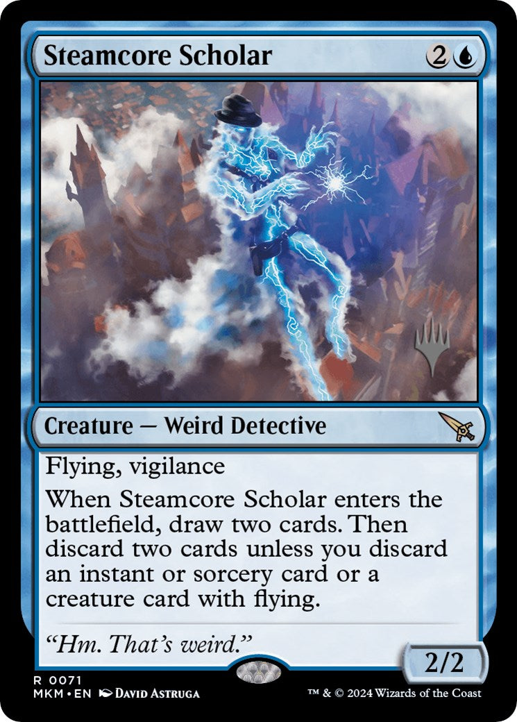 Steamcore Scholar (Promo Pack) [Murders at Karlov Manor Promos] | Tacoma Games