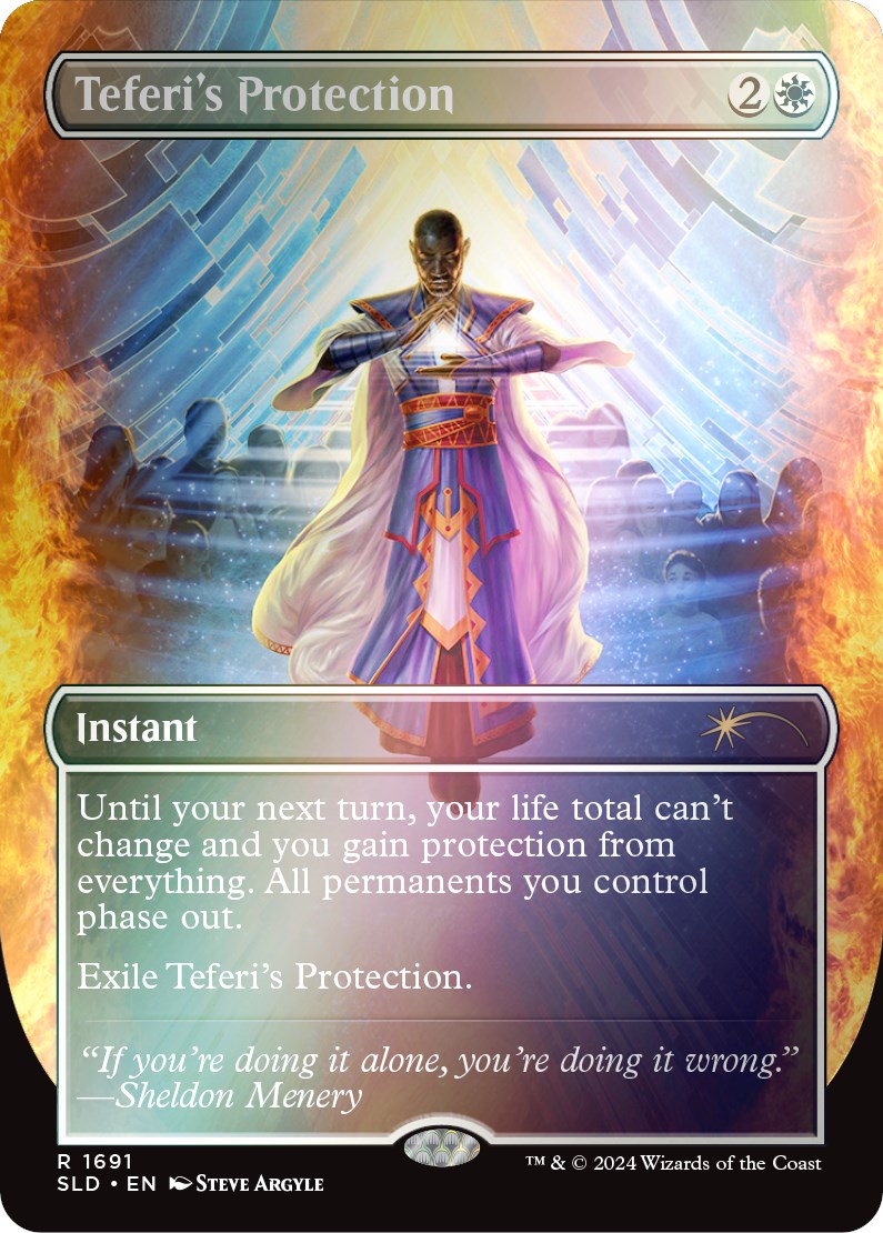 Teferi's Protection (1691) (Rainbow Foil) [Secret Lair Drop Series] | Tacoma Games