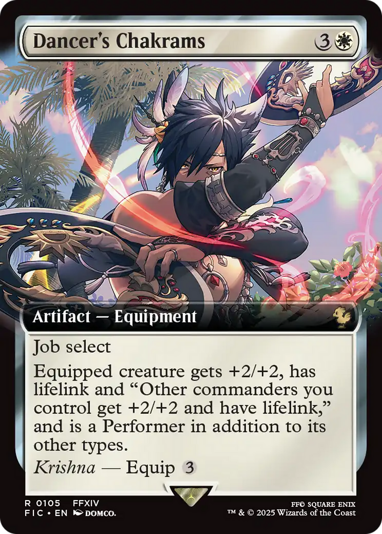 Dancer's Chakrams (Extended Art) [FINAL FANTASY Commander] | Tacoma Games