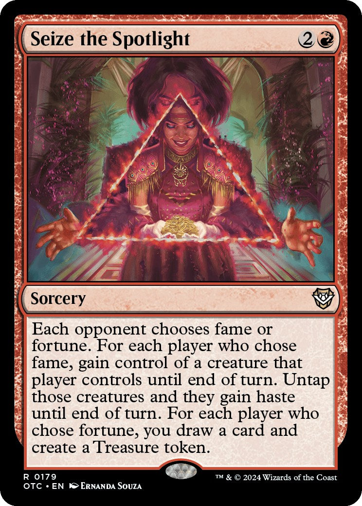 Seize the Spotlight [Outlaws of Thunder Junction Commander] | Tacoma Games