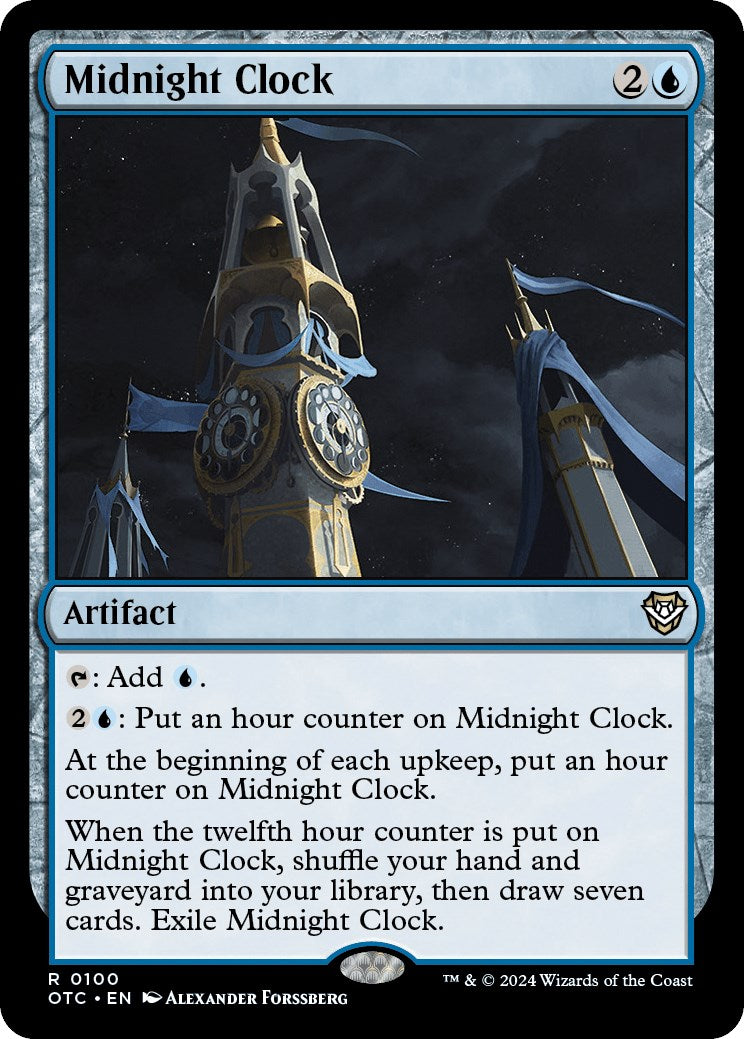 Midnight Clock [Outlaws of Thunder Junction Commander] | Tacoma Games