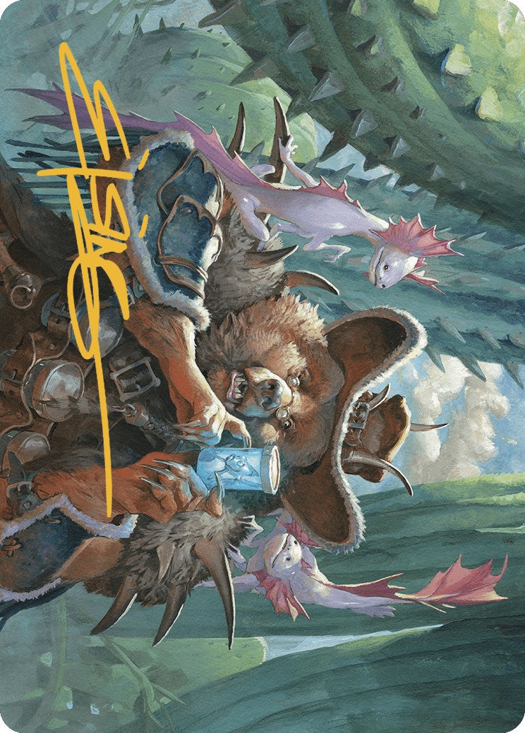 Doc Aurlock, Grizzled Genius Art Card (Gold-Stamped Signature) [Outlaws of Thunder Junction Art Series] | Tacoma Games