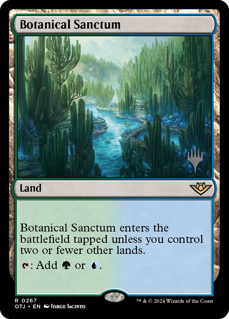 Botanical Sanctum (Promo Pack) [Outlaws of Thunder Junction Promos] | Tacoma Games