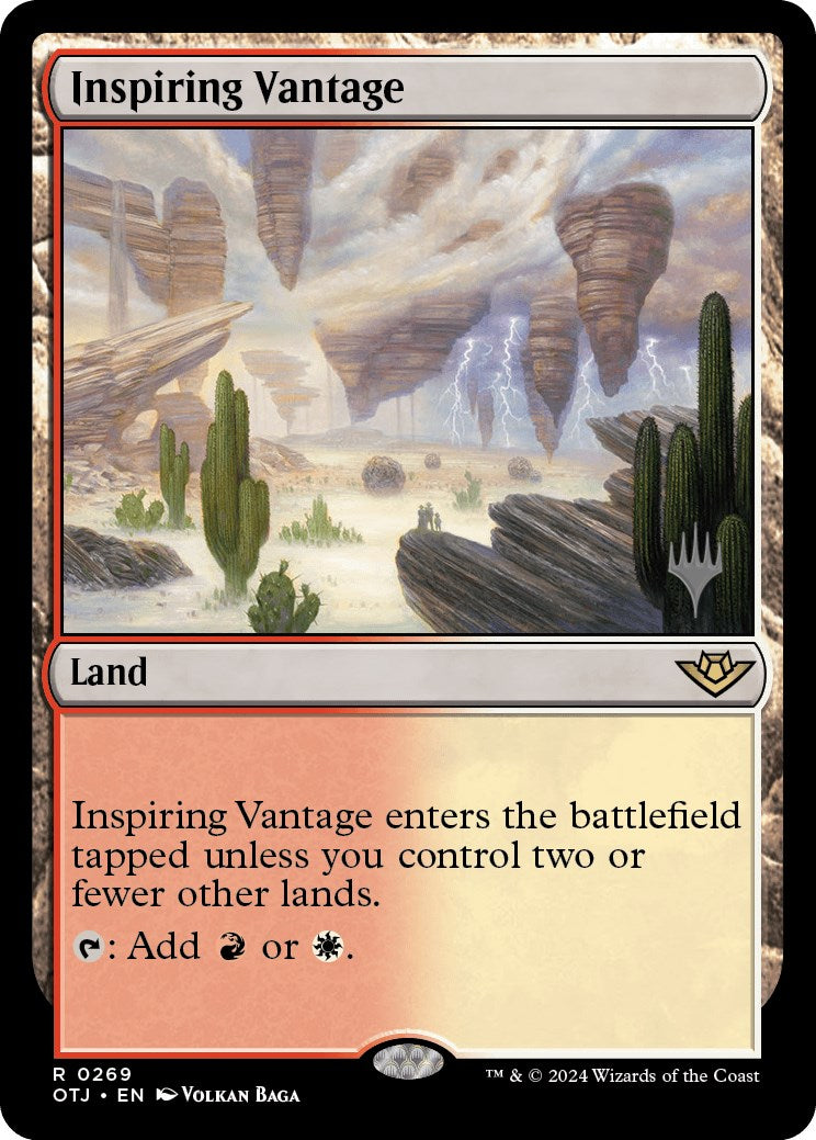 Inspiring Vantage (Promo Pack) [Outlaws of Thunder Junction Promos] | Tacoma Games